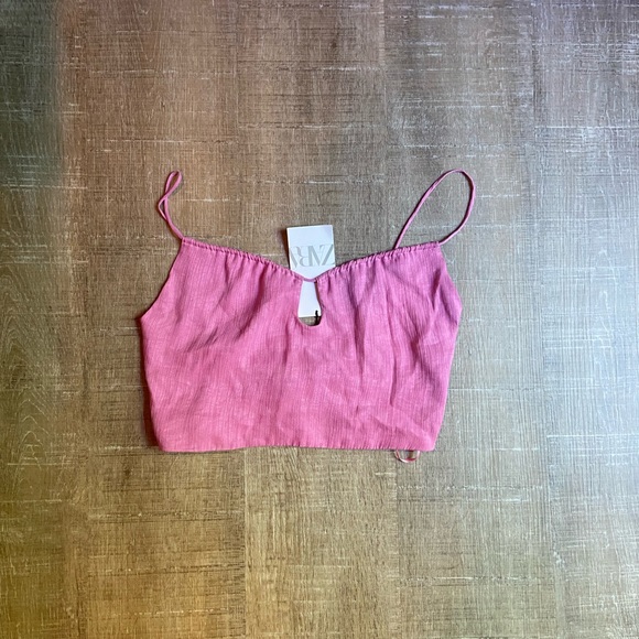 Zara Flowing Crop Top - Picture 5 of 5